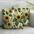 thumbnail image 3 of Leisuo  Home Sweet Home Sunflower Yellow Throw Pillow Covers, Summer Seasonal Decorations for Home, 3 of 5