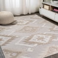 thumbnail image 2 of JONATHAN Y JONATHAN  Y Duwun High-Low Pile Neutral Diamond Kilim Indoor/Outdoor Area Rug 8 X 10 - Beige/Gray, 2 of 5