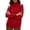 Red, variant on FAHUOMU Mock Neck Tops For Women Long Sleeve Lightweight Striped Knit Sweater Casual Pullover Fall Clothes
