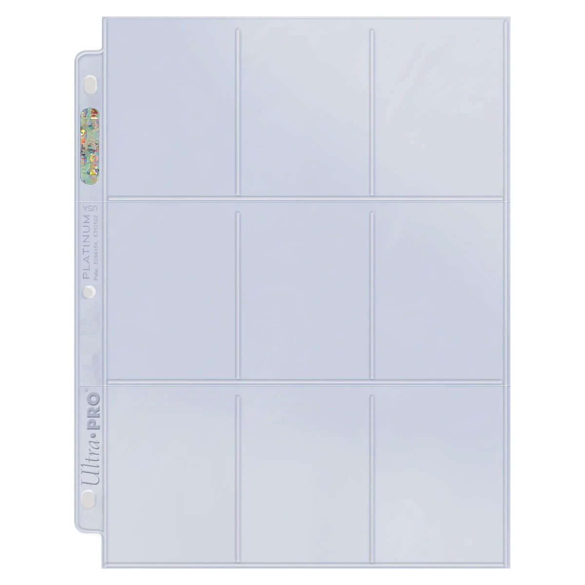Ultra PRO Platinum Series 9-Pocket Pages (25ct) for Standard Size Cards
