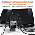 thumbnail image 4 of USB Charger Portable Wall Mobile Charger Quick Charge 3.0 For Phone Adapter for Huawei Mate 30 Tablet Fast Charger EU/US Plug EU Gray, 4 of 6