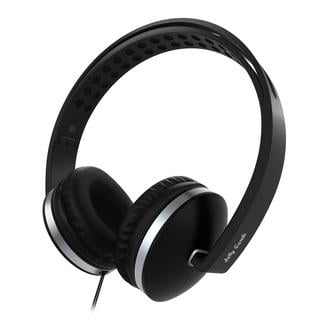 - On Ear Headphones with Microphone, Jelly Comb Foldable Corded Headphones Wired Headsets with Microphone, Volume Control for Cell Phone, Tablet, PC, Laptop, MP3/4, Video Game (black)