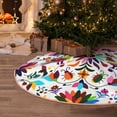 thumbnail image 5 of Sikiie Mexican Bright Style Nativity Christmas Tree Skirt, Jesus Christian Winter Holiday Tree Mat Decoration(30-48IN)36", 5 of 6