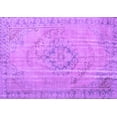 thumbnail image 1 of Ahgly Company Indoor Rectangle Persian Purple Traditional Area Rugs, 2' x 3', 1 of 4