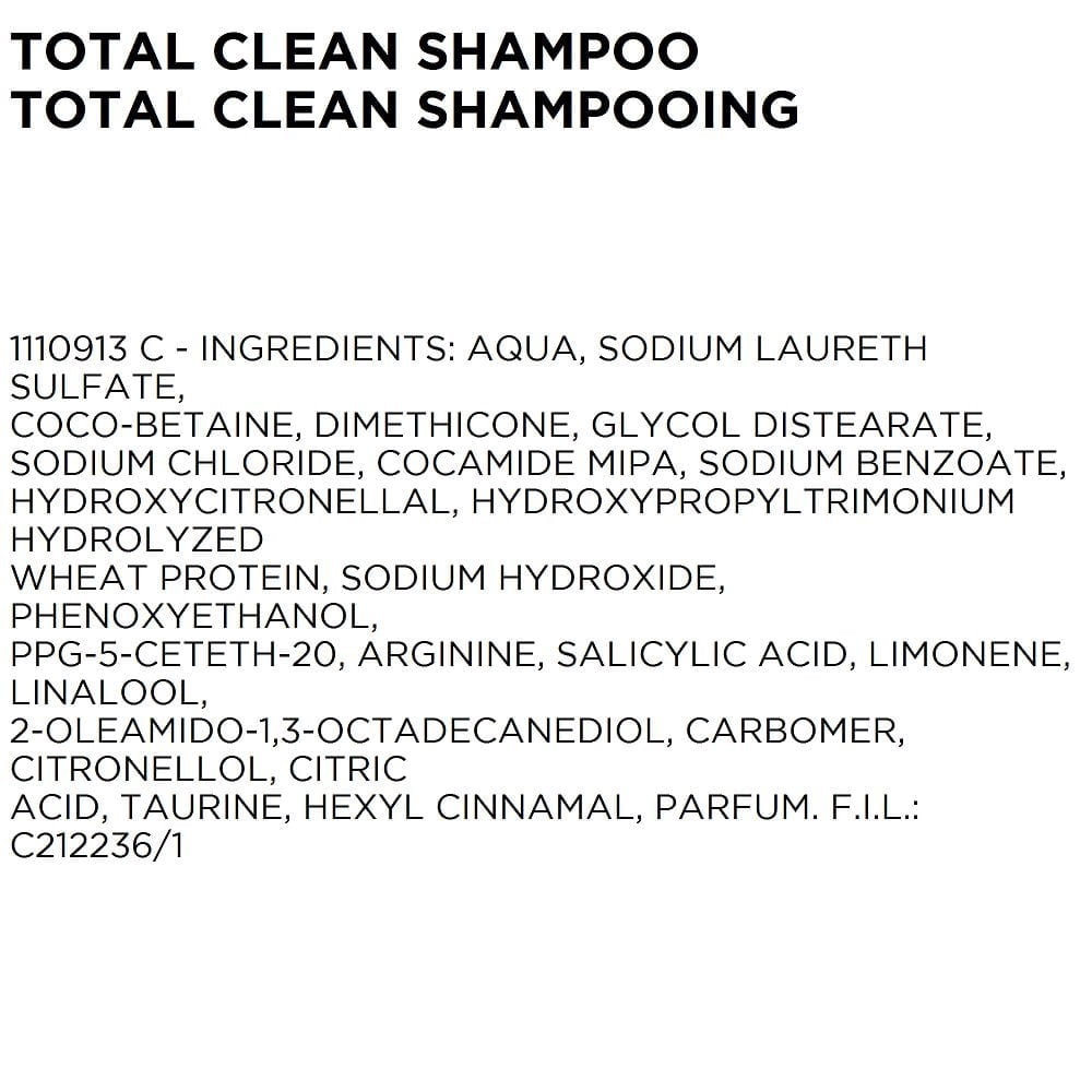 L'Oréal Paris Expert Hommes, Shampooing Total Clean, 591 Ml