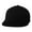 Black, variant on Yupoong Flexfit 6-Panel High-Profile Premium Fitted Cap, Style 6210C