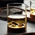 thumbnail image 5 of Whiskey Glass Mountain Wine Glass Teacups with Wooden Bottom - Infusing Coffee, Milk, Tea, 5 of 5