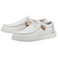 thumbnail image 4 of Mocasines Hey Dude Wally Break Stitch, color blanco, talla 12, para hombre, 4 of 7