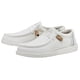 thumbnail image 4 of Mocasines Hey Dude Wally Break Stitch, color blanco, talla 12, para hombre, 4 of 7