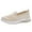 Beige, variant on Quaouag Women's Slip On Walking Shoes Lightweight Casual Knit Loafer Sneakers Comfortable Mesh Work Shoes Athletic Walking Shoes for Women Breathable.