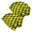 Yellow and Black Wavy Checkered, variant on Purple and White Checkered Pattern 2 Pack Slouchy Beanie Hat, Warm Winter Skull Cap with Stretchy Fabric & Soft Texture, Heat Retaining Gifts for Birthday Christmas Thanksgiving
