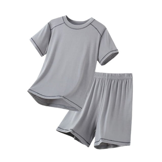 Vêtements Garçon T-Shirt à Manches Courtes Col Rond Décontracté pour Garçon 5-6 Ans Mode