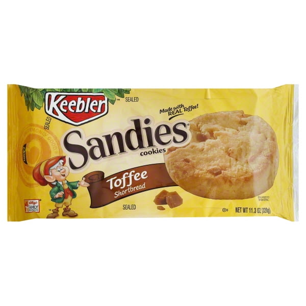 Keebler Sandies Toffee Short Bread Cookies, 11.3 Oz.