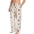 thumbnail image 6 of Naloa Cute Squirrel Pajama Pants Men, PJ Bottoms, Sleep & Lounge Pants-Medium, 6 of 6