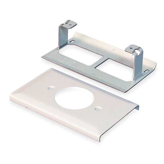 Legrand Single Receptacle Cover,Gray G3033JE