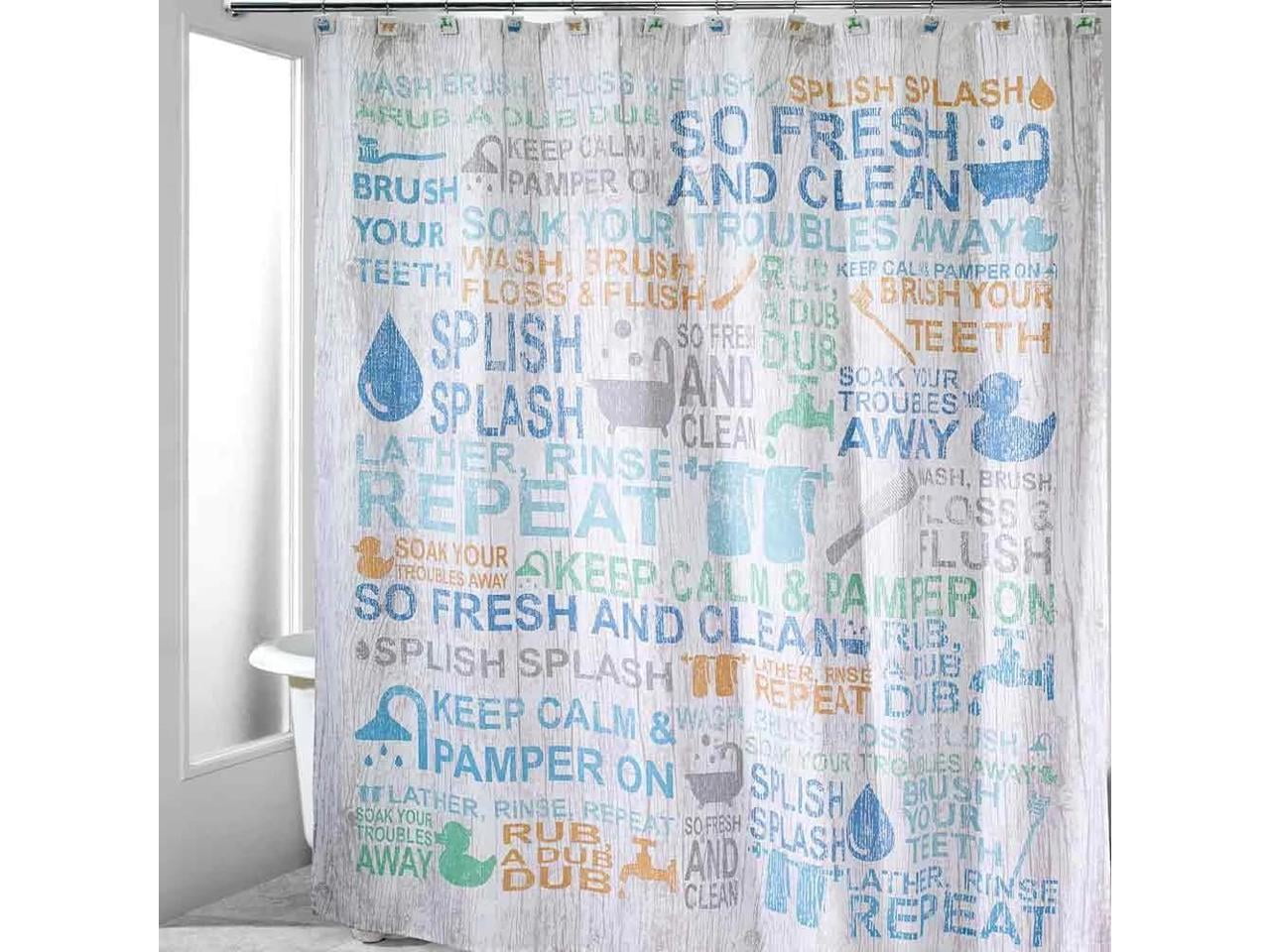 curtain fabric bath