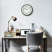 Seiko QXA756KLH Wall Clock, Black