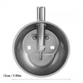 thumbnail image 3 of Cuenco Alimentador de cerdos ANGGREK Acero inoxidable 15 cm Plata, 3 of 7