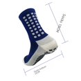 thumbnail image 4 of Calcetines de fútbol antideslizantes con pegamento en el barril, tubo largo, grueso, absorbente del sudor, resistente al desgaste, calcetines deportivos con fondo de toalla, 4 of 6