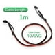 thumbnail image 3 of 2X Cable de ExtensióN SAE 3FT 10AWG SAE A SAE Conector de DesconexióN RáPida para BateríA de Panel Solar Motocicleta Coches Tractor, 3 of 5