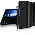 thumbnail image 1 of For Samsung Galaxy Z Fold 6 Case with S Pen, Replaceable S Pen Holder & Kickstand Matte PC Shockproof Full-Body Rugged Case, 1 of 4