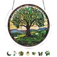 thumbnail image 2 of 83pc Acrylic Jigsaw Puzzle Suncatcher – 7.4in Sun Catcher Puzzle for Windows Hanging, Home & Garden Gift #001, 2 of 8