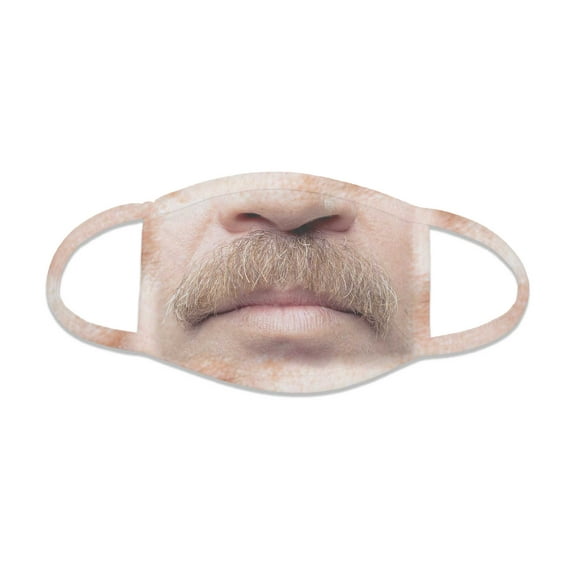 Function - Funny Man Mustache Breathable Reusable Washable Mask