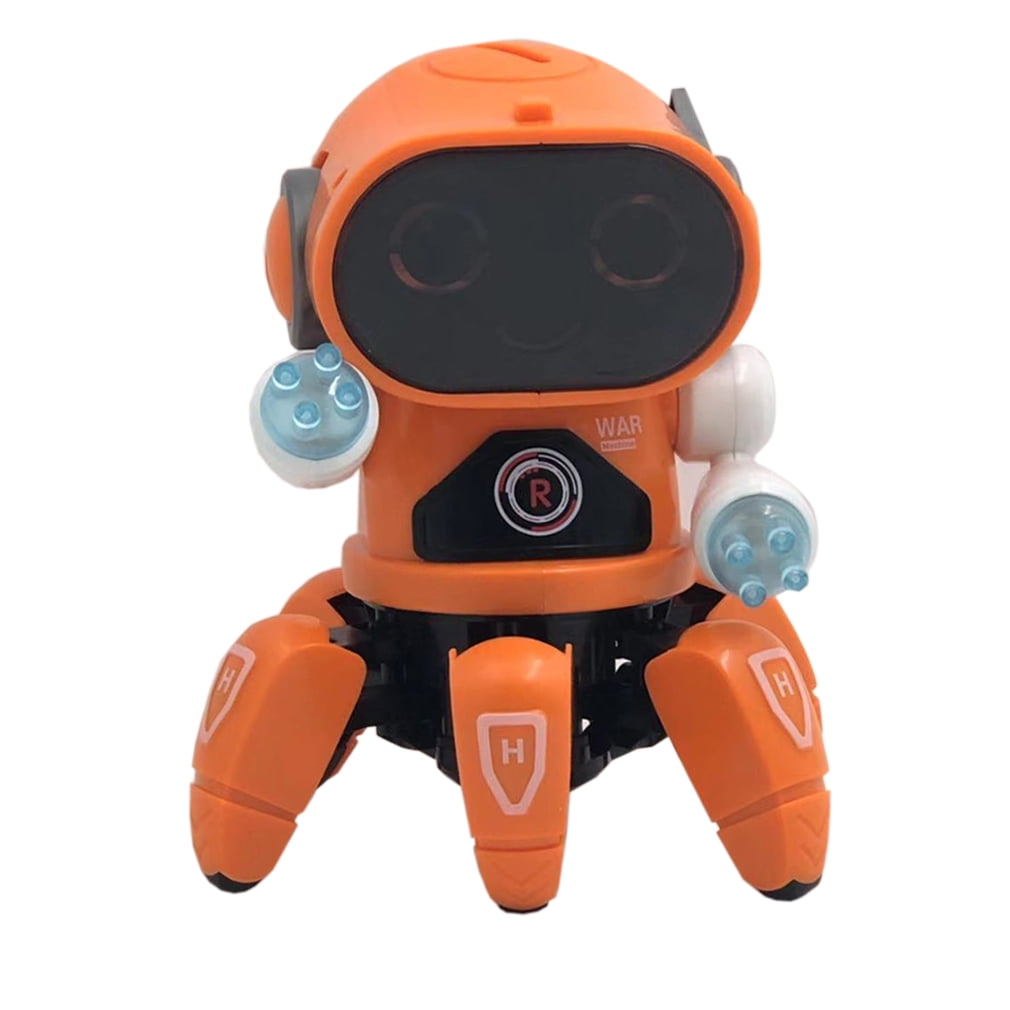 orange robot toy