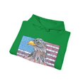 thumbnail image 4 of American flag w/ majestic bald eagle Heavy Blend Hooded Sweatshirt, 4 of 11