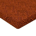 thumbnail image 2 of Ambesonne Aztec Fitted Sheet 2 Pcs Set, Exotic Culture, Twin, Orange Dark Orange, 2 of 3