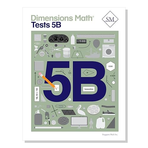 Pre-Owned Dimensions Math Tests 5B | Singapore Math Inc. [Paperback]