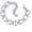 Silver-B, variant on VNOX 18K Gold Plated Stainless Steel Cuban Link Bracelet, Non-Tarnish Chunky Thick Chain Jewelry Gift for Women