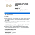 thumbnail image 2 of Windshield Wiper Linkage Bushing - Compatible with 1984 - 1993 Dodge Daytona 1985 1986 1987 1988 1989 1990 1991 1992, 2 of 2