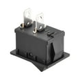 thumbnail image 4 of Mini Boat Rocker Switch BlackToggle Switch for Boat  Marine 2pins ON/OFF AC 250V/6A 125V/10A, 1pcs, 4 of 4