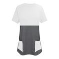 thumbnail image 5 of Ketyyh-chn99 Hauts d'Été pour Femmes Mode Grande Taille Tendance Ample Mignon Été Manches Courtes Tunique Décontractée Hauts Confortables Amples Col Rond Hauts C,S, 5 of 5