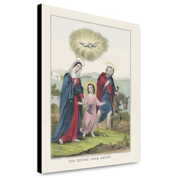 Canvas Print: The Return From Egypt, 1847