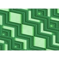 thumbnail image 1 of Ahgly Company Indoor Rectangle Patterned Green Area Rugs, 6' x 9', 1 of 6