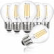 thumbnail image 1 of Bombilla LED E27 G45 regulable de 6 W, luz blanca cálida de 2700 K, equivalente a halógena de 40 W, ideal para iluminación de mesitas de noche, entradas y pasillos, CA 220-240 V, paquete de, 1 of 1