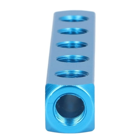 

Pneumatic Manifold Block Splitter G1/4 Thread Easy To Install Manifolds Air Distribution Blocks Rust Prevention Aluminum For Automation Equipment