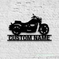 thumbnail image 4 of Craftnamesign Custom Motocross Metal Sign LED Light, Motorcycle Sign, Motorcycle Wall Decor, 4 of 5