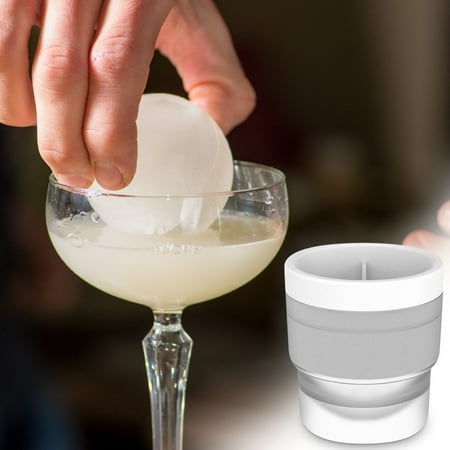 

CHGBMOK Kitchen Silicone Make A Container Ice Box Single Round Frozen Make A Container Diy Ice Ball Maker Whiskey Ice Tray Sphere Ice Make A Container On Clearance