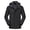 Black, variant on Lovskoo Men's and Women's Rain Jacket Sport Casual Waterproof Windbreaker Winter Hooded Softshell Windproof Soft Coat Detachable Cap Long Sleeve Jacket Black