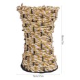 thumbnail image 4 of Jarrón de ratán rústico, cestas de flores, jarrón de mimbre decorativo, cesta de almacenamiento de estilo alto, maceta de centro de mesa de granja para decoración de cocina de boda, 4 of 6