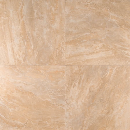 MSI Onyx Sand 24 In. X 24 In. Polished Porcelain Floor and Wall Tile
