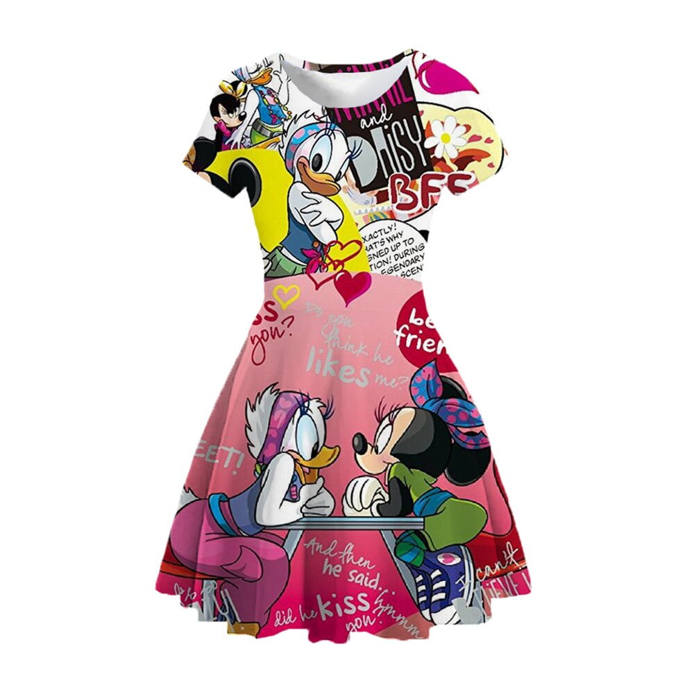 Robe de bebe belle robe elegante fete robe de noel robe pour enfants robe de princesse cadeau d anniversaire Disney Mickey Mouse