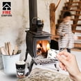 thumbnail image 3 of 100 Fire Starters for Fireplace, Wood Stove, Charcoal BBQ & Campfire — Waterproof Odorless Fire Starter Sachets, Quick-Light Indoor & Outdoor Firestarter Pouches in Storage Tube, 3 of 4