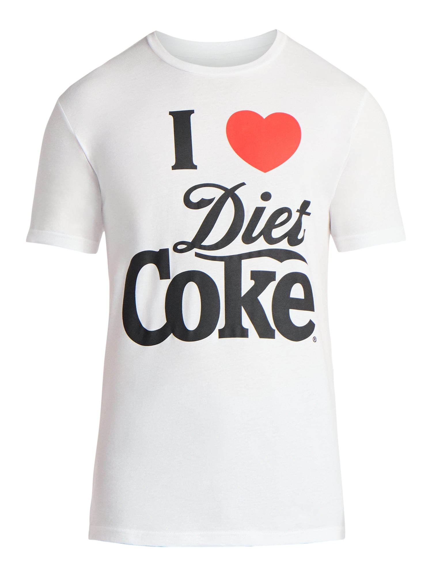 Coca-Cola Men's and Big Men's I Heart Diet Coke Graphic Tee, Sizes S-3XL