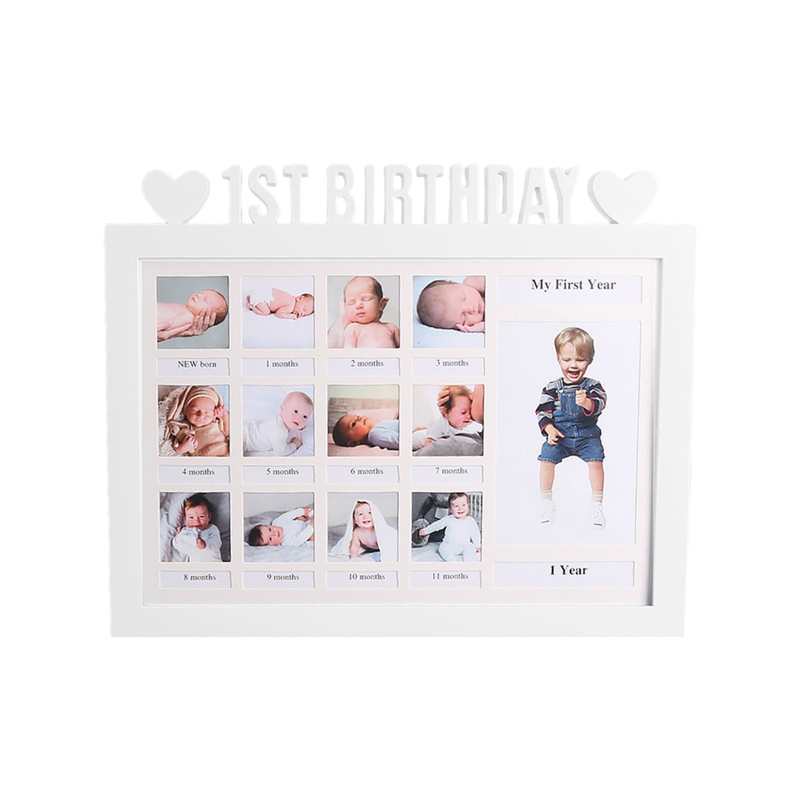 HeroNeo Creative First Year Photo Moment Baby Keepsake Frame DIY 012