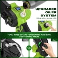 thumbnail image 6 of GPED Mini Chainsaw Cordless 6 inch with 2 Battery, Mini Power Chain Saw with Security Lock, Electric Chainsaw, Handheld Small Chainsaw for Tree Trimming Wood Cutting, Green, 6 of 8