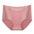 thumbnail image 2 of HongQid Womens High Waisted Seamless Underwear Stretch No Show Tummy Control Panties Hipster Full Coverage Briefs Watermelon Red XL, 2 of 8
